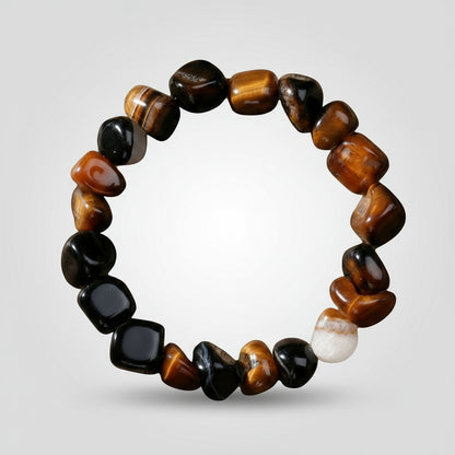 DIEZI Yoga Ethnic Multicolor Natural Irregular Stone Beads