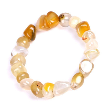 DIEZI Yoga Ethnic Multicolor Natural Irregular Stone Beads