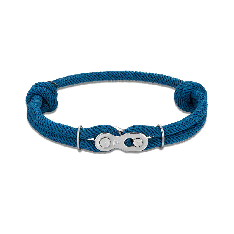 Adjustable Nautical Rope Men's Velcro Bike Bracelet