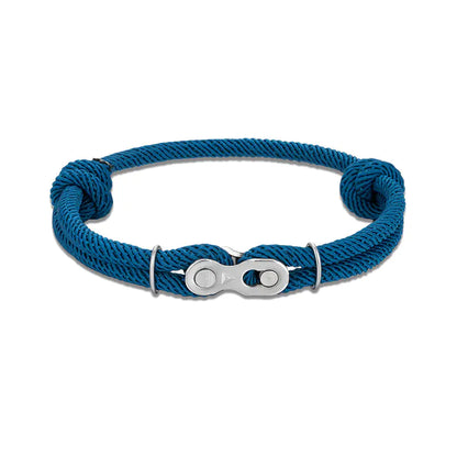 Adjustable Nautical Rope Men's Velcro Bike Bracelet