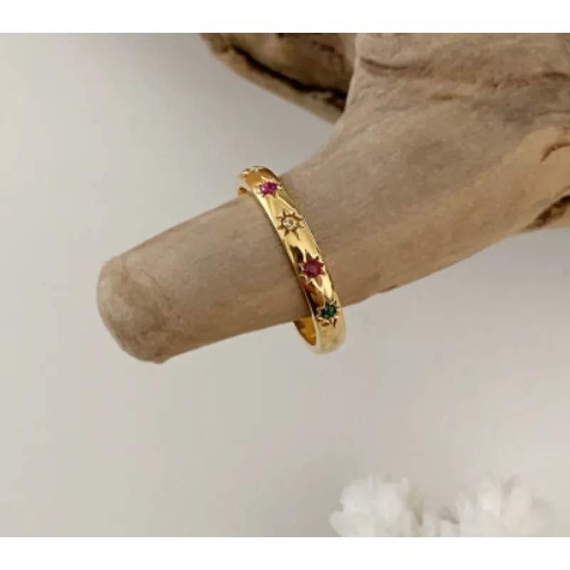 Diamond 18K Fine Gold Ring for Women