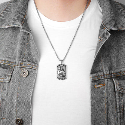 Men's Boxing Glove Pendant Necklace