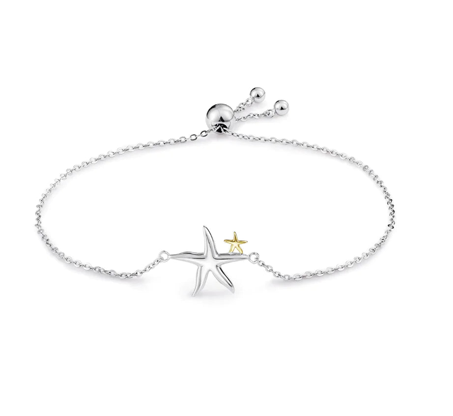 Starfish Link Chain Women's Bracelet