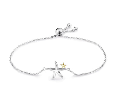 Starfish Link Chain Women's Bracelet