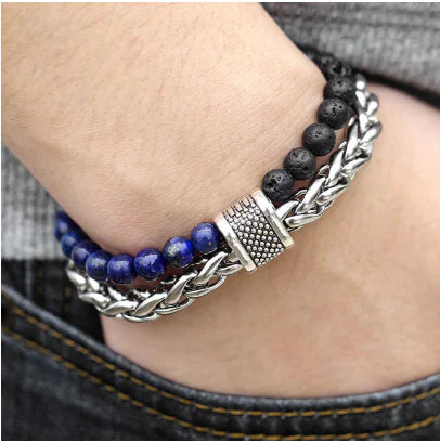 Ladies' Chic Beaded Link Chain Bracelet Series