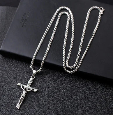 Trendy Men's Necklace with Hip-Hop Pendant and Chain