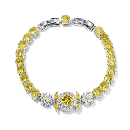 Purple Flower Luxury Women's Bracelet