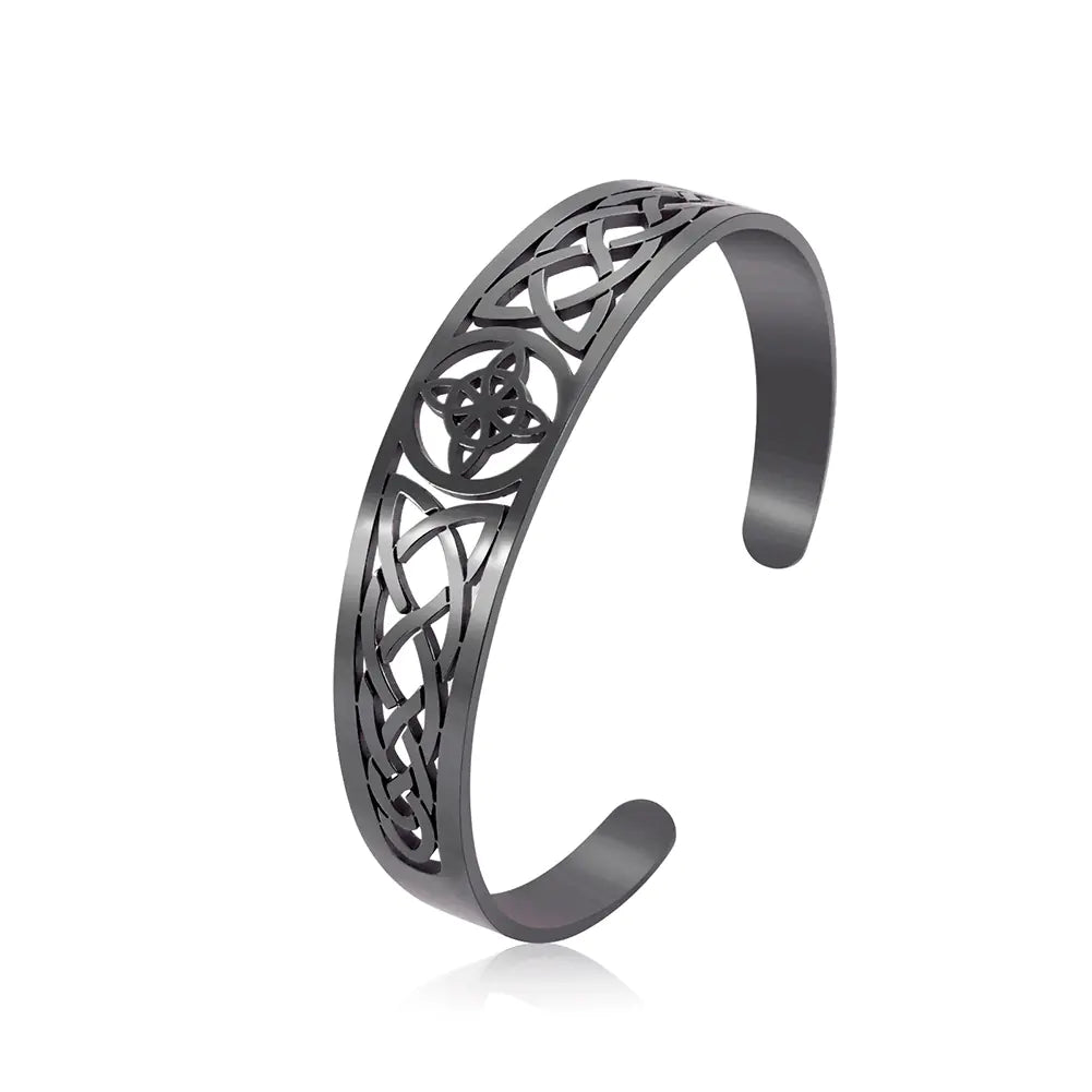 Luxury Stainless Steel Women's Cuff Bracelet