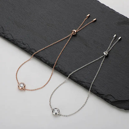 S925 Silver Mosonite Women's Bracelet