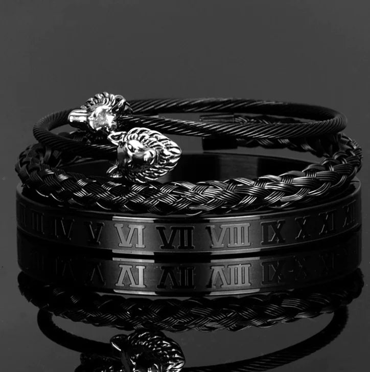 Stainless Steel Wire Braided Rope Digital Bracelet