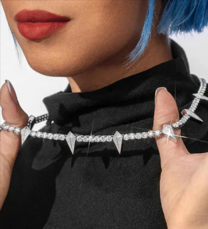 Men's Unique Zircon Diamond Pendant Necklace