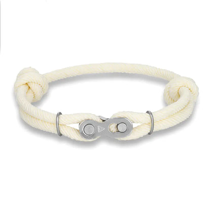 Adjustable Nautical Rope Men's Velcro Bike Bracelet