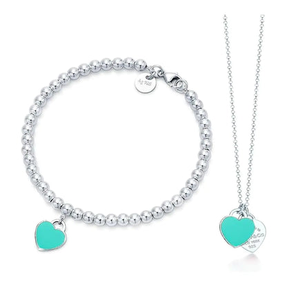 2 Piece set WomenS Pendant Necklace/Bracelet