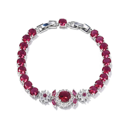 Purple Flower Luxury Women's Bracelet