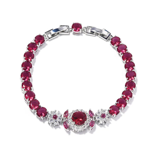 Purple Flower Luxury Women's Bracelet