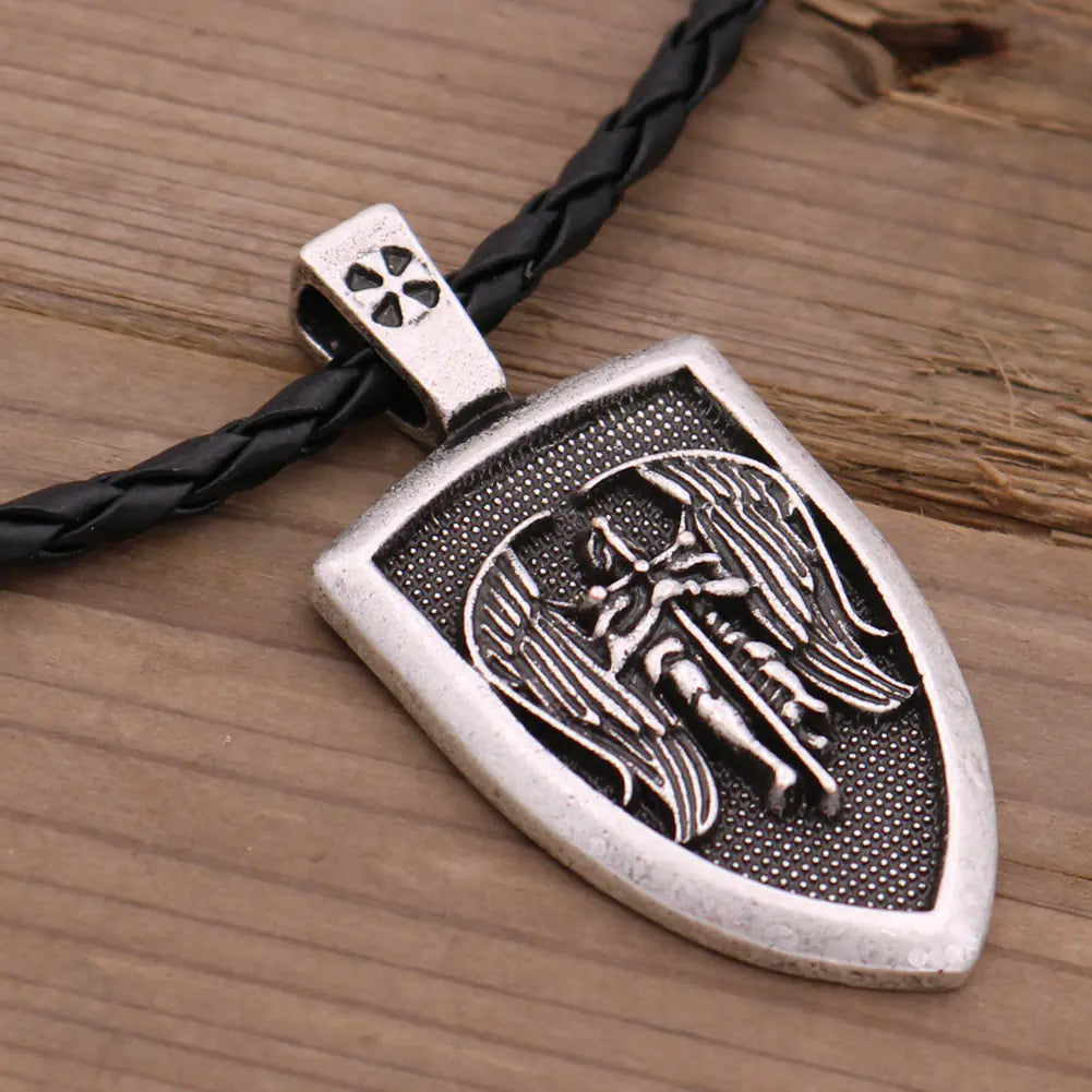 Men's Necklace with Amulet Pendant