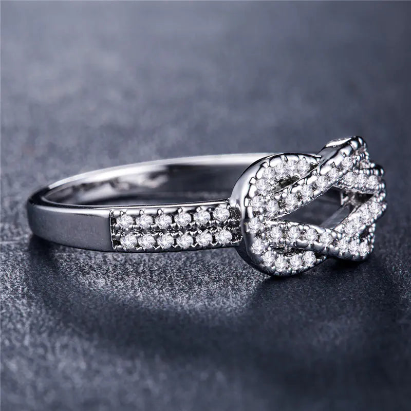 Elegant Luxury Zirconia Ring for Women's