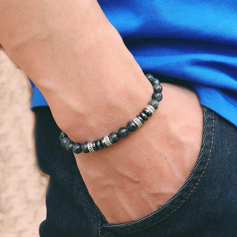 Fashion Mens  Natural Stone Bracelet