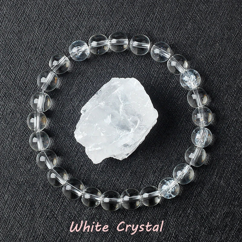 Real Gray Labradorite Bead Bracelet