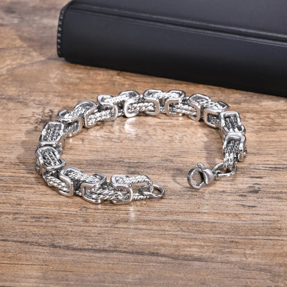 Mens Chunky Byzantine Bracelets