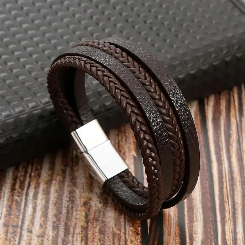 Classic Men's Leather Bracelet
