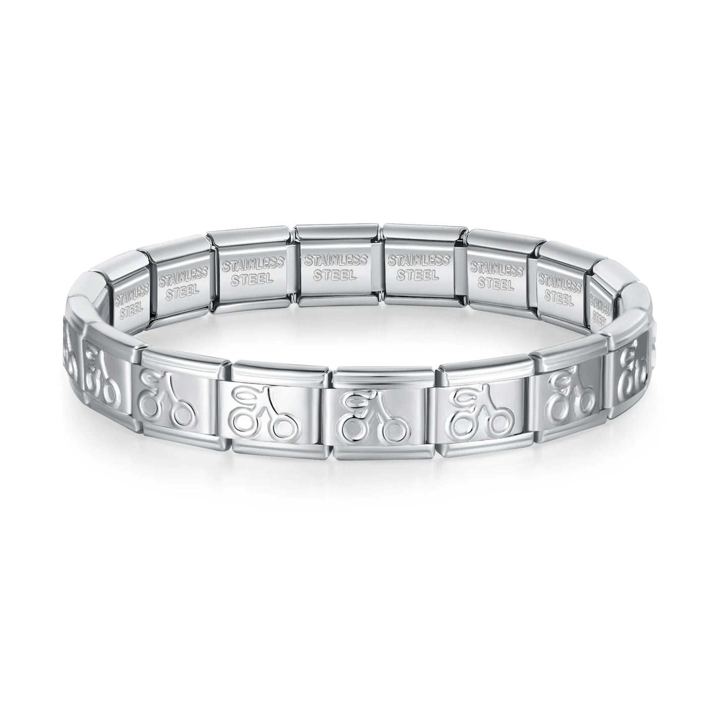 Jewelry DIY 9mm Width Itanlian Elastic Charm Bracelet