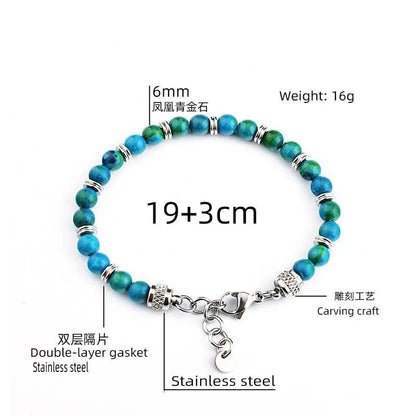 Pulsars Hombre Natural Stone Man Beaded