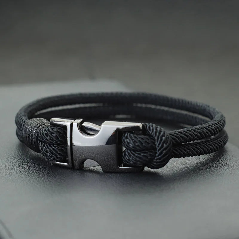 Fashion Mens Layer Spring Bracelet
