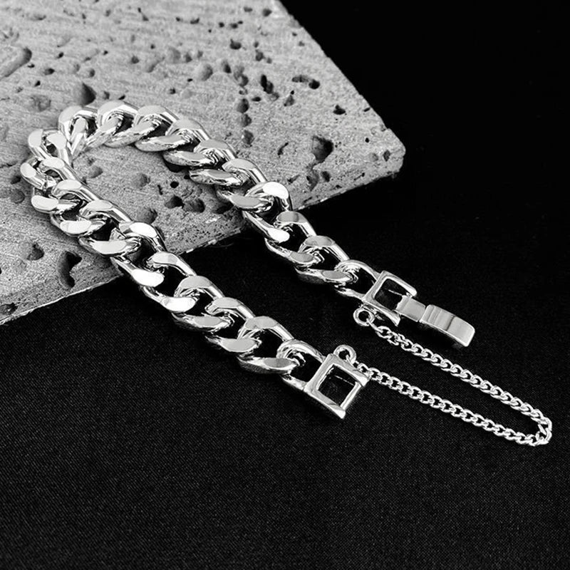Kpop Stainless Steel Metal Chains Bracelets