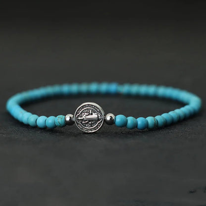 Trendy Jesus Cross Beaded Bracelet