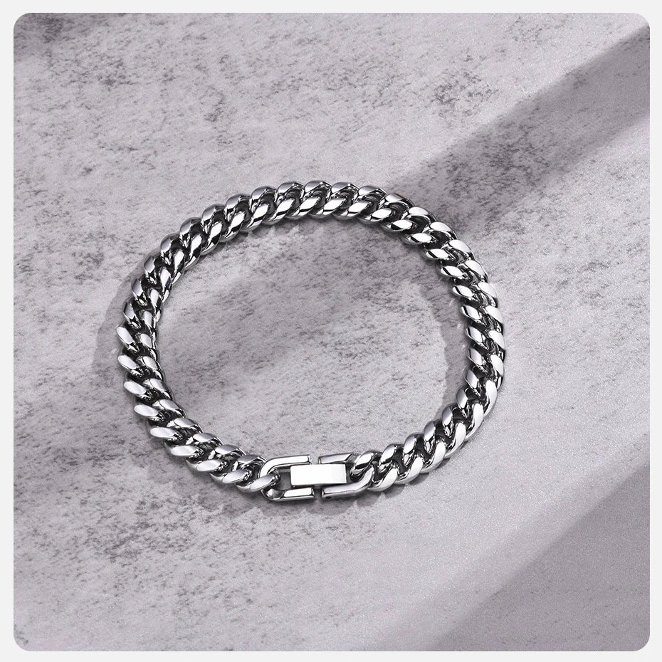 Cuban Chain Bracelets for Men Women