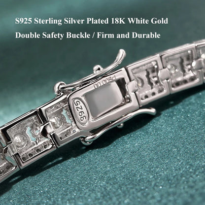 EWYA Luxury Certified Full Diamond Bracelet