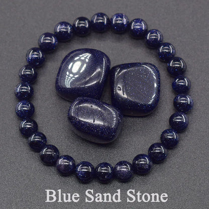 Real 5A Natural Lapis Lazuli Stone Beads Bracelet