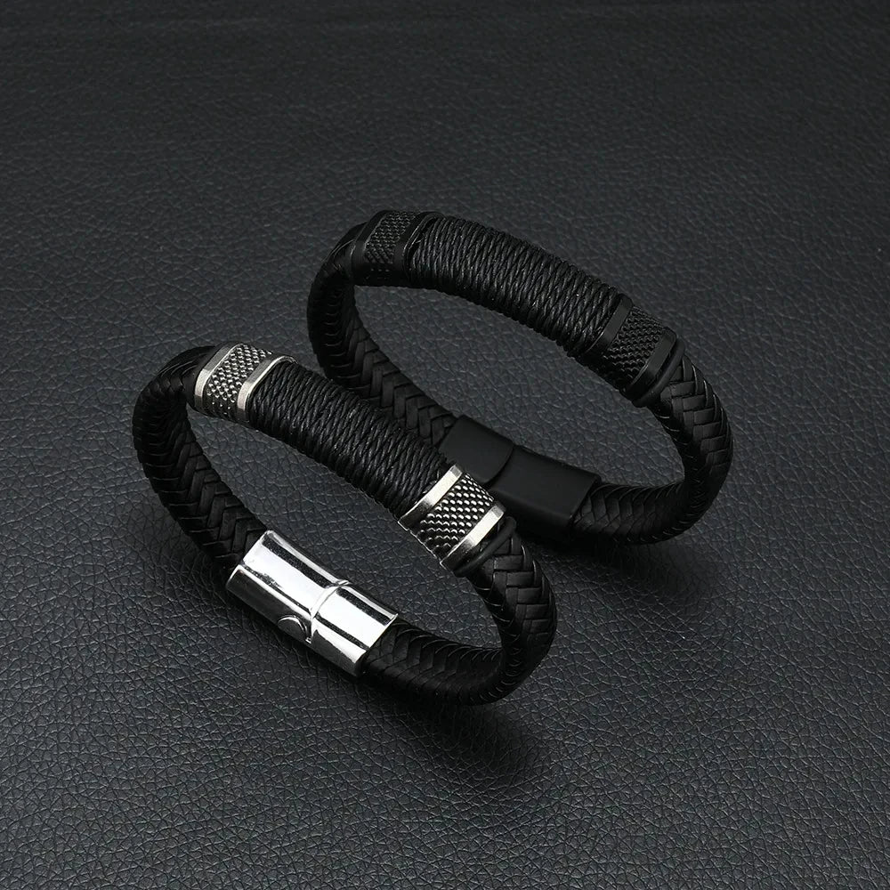 New Genuine Men Leather Bracelets