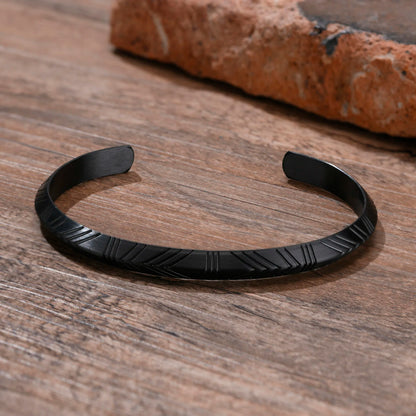Men's Viking Tribal Arrow Cuff Classic Norse Bracelet