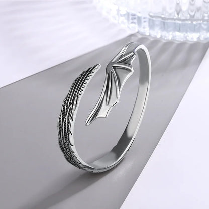 Feather Golden Flower Vintage Punk bracelet