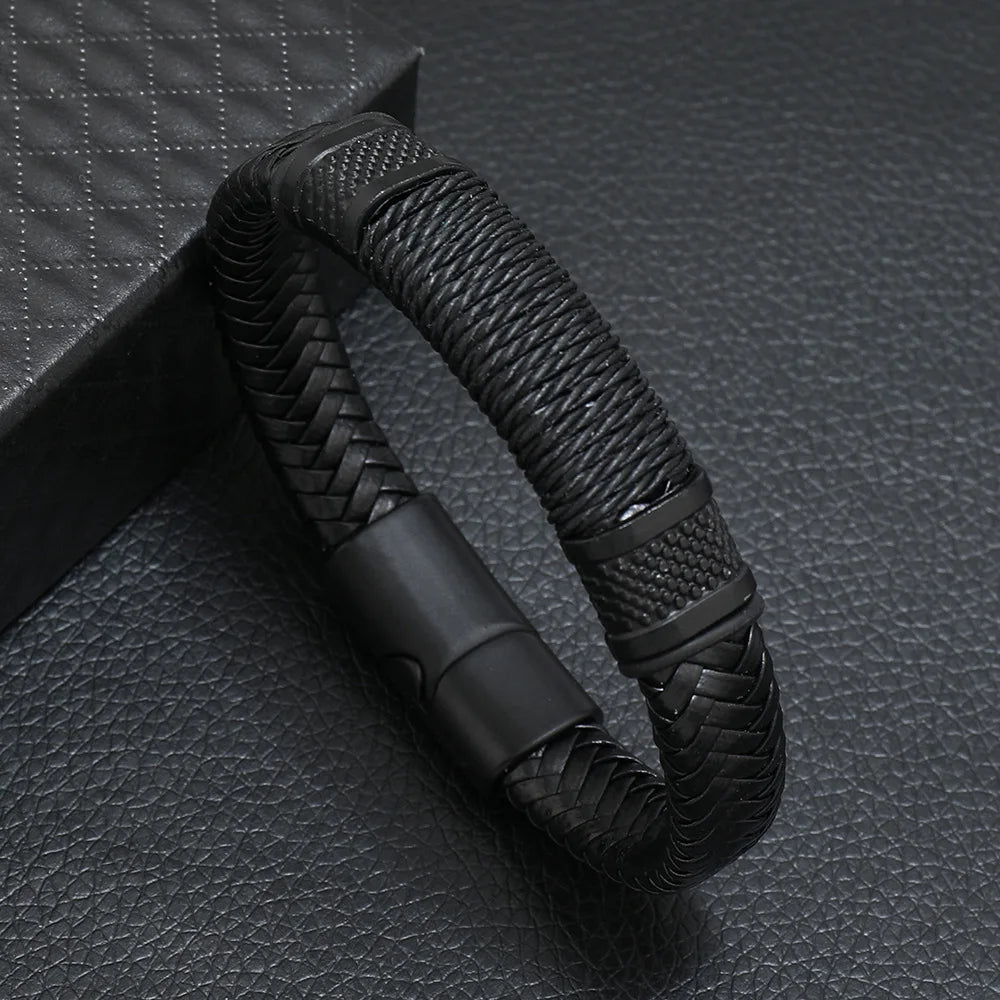 New Genuine Men Leather Bracelets