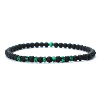 Natural Tiger Eyes Emperor Small Stone Beads Bracelet