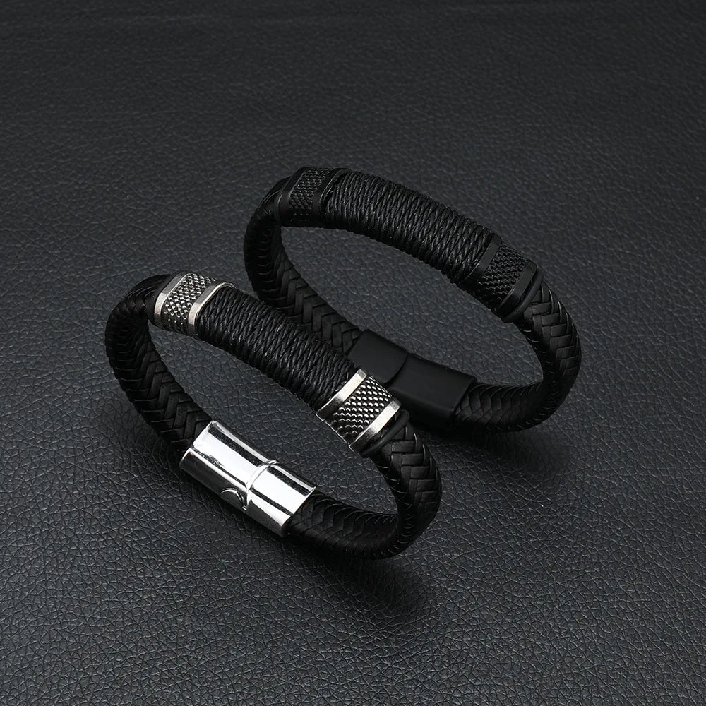 New Genuine Men Leather Bracelets
