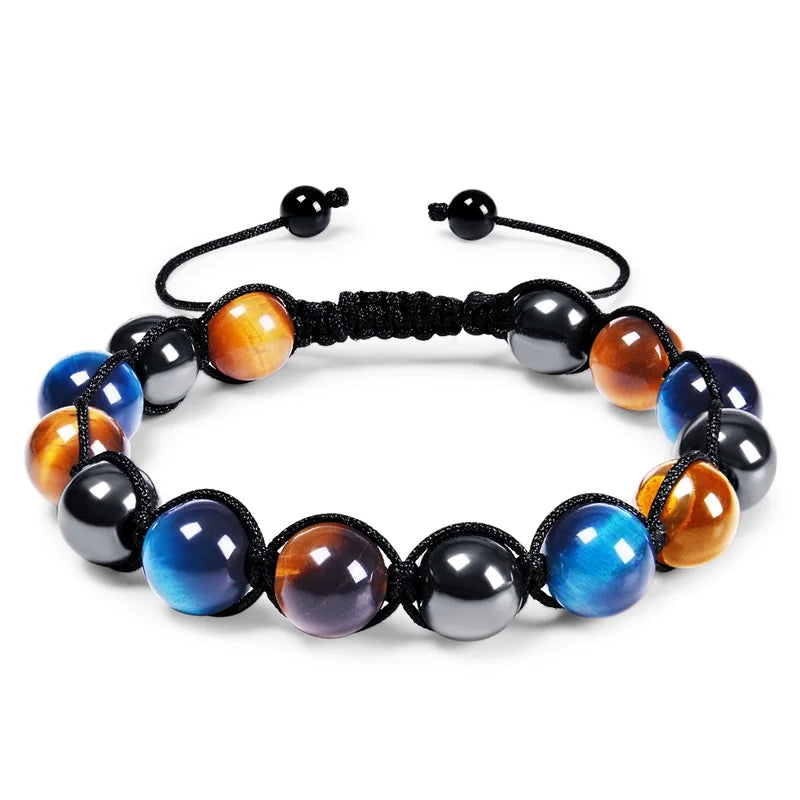 Triple Protection 8mm Beads Bracelet