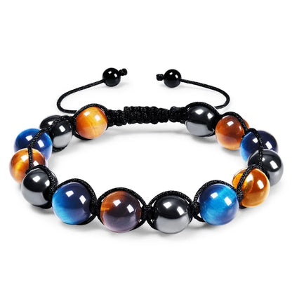 Triple Protection 8mm Beads Bracelet