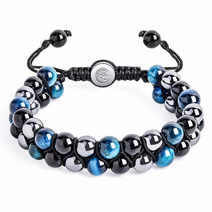 Triple Protection 8mm Beads Bracelet