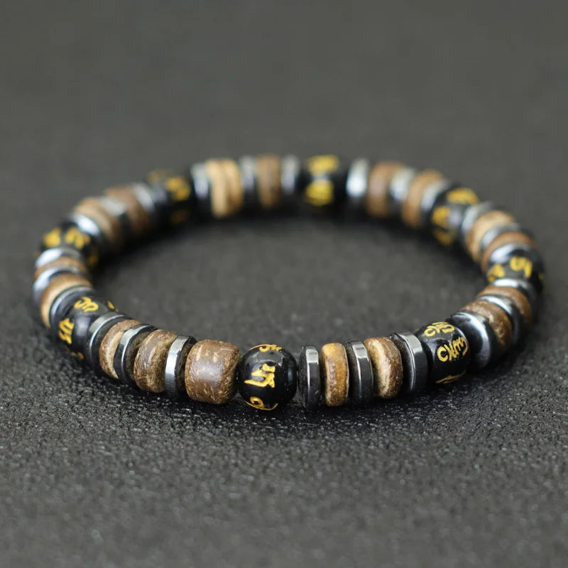 New Vintage Stone Natural Men Bracelet