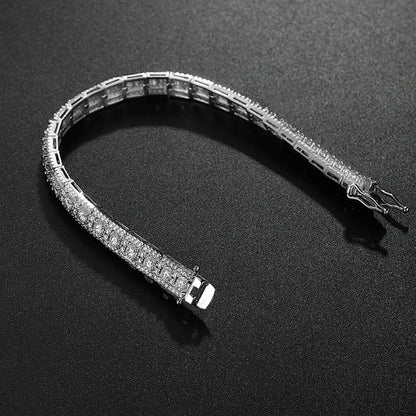 EWYA Luxury Certified Full Diamond Bracelet