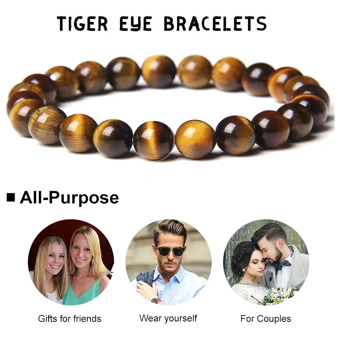 Lava Rock Beaded Bracelets