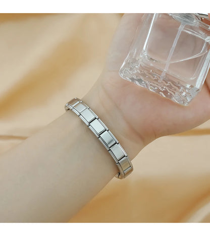 Jewelry DIY 9mm Width Itanlian Elastic Charm Bracelet