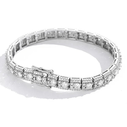 EWYA Luxury Certified Full Diamond Bracelet