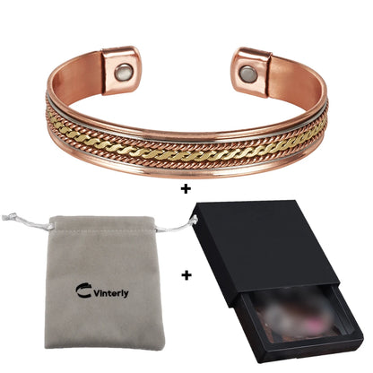 Vinterly Pure Copper Magnetic Bracelets