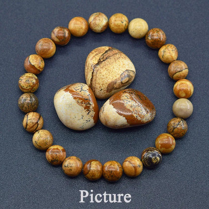 Real 5A Natural Lapis Lazuli Stone Beads Bracelet