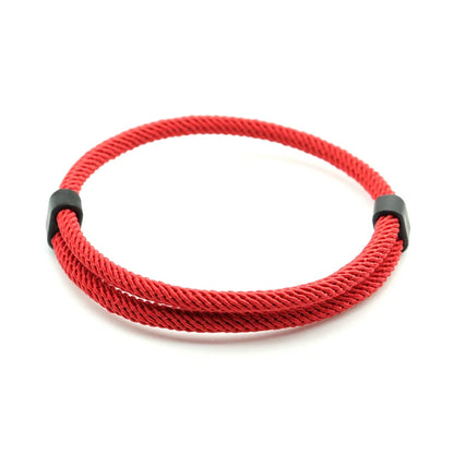 Fashion Mens 2pcs Sliding Adjustable Bracelet